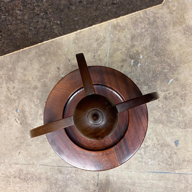 Brown Early 20th Century Tiered Plateware Storage Rack For Sale - Image 8 of 12