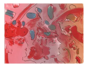 Peter Max, Reflections 2, Lithograph