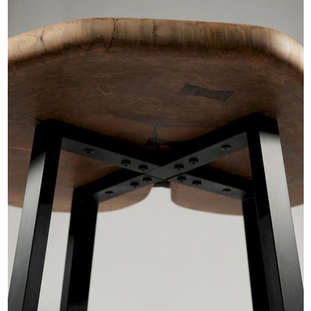 Heart Table No. 1 – Black Walnut Coffee Table With Butterfly Inlays For Sale - Image 9 of 9