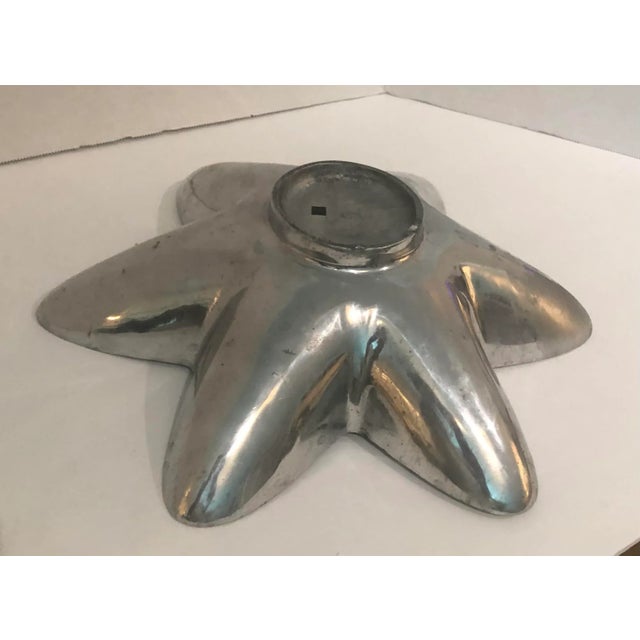 Brushed Aluminum Christmas Center Table Bowl For Sale In Miami - Image 6 of 8