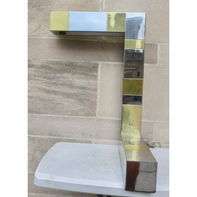 1970s 1970s Paul Evans Cityscape Table Lamp For Sale - Image 5 of 17
