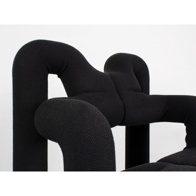 Textile Ekstrem Lounge Chair by Terje Ekstrøm for Varier Stokke, 1986 For Sale - Image 7 of 9