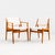 1960s Restored Arne Vodder Ella Dining Chairs in Teak & Edelman Leather, Danish Mid Century Modern For Sale In Los Angeles - Image 6 of 14