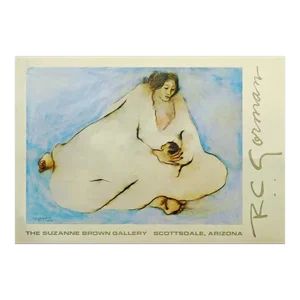 RC Gorman Southwestern Figurative Poster "Mother and Child"