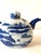Traditional Large Vintage Porcelain Blue Willow Teapot For Sale - Image 3 of 5