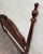 Vintage Queen or Full Size Convertible Chippendale Style Poster Headboard For Sale - Image 9 of 12