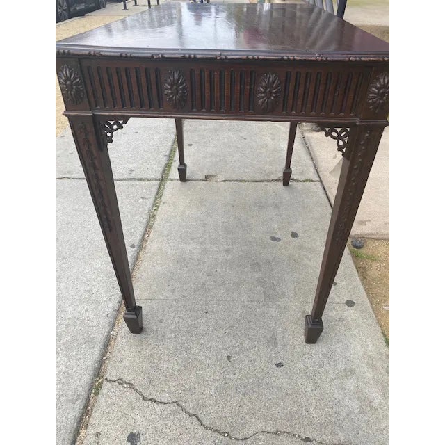 Brown 19th C. English / Irish Mahogony Tea Table For Sale - Image 8 of 12