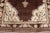 Mid 20th Century Brown Background Floral Medallion Vintage Turkish Kars Rug in Ivory and Taupe For Sale - Image 11 of 14