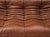 Animal Skin French Togo Three-Seater Sofa in Cognac Cow Leather by Michel Ducaroy for Ligne Roset For Sale - Image 7 of 15