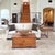 Hand carved from a single piece of wood, this slit drum has scrolled handles and a hollowed center. Mounted onto a modern...