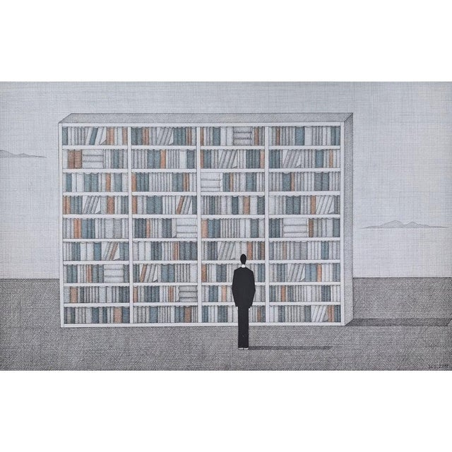 Contemporary Joanna Wiszniewska Domańska, Library of Ordered Memories, 2024, Etching & Paper For Sale - Image 3 of 5