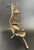 Vintage Brass Tree Branch Sculptural Centerpiece With Birds and Birdcage For Sale In Las Vegas - Image 6 of 18