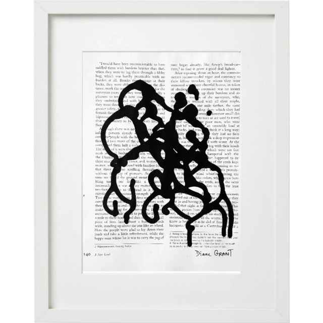 Wood Shadow Box Framed Originals by Diane Grant 'Black & White Abstractions Series' #3 - 50.8' by 43.1' Gallery Wall Art Installation - Set of 12 For Sale - Image 4 of 11