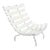 Early 21st Century Costela Style Lounge White Chair After Martin Eisler Carlo Hauner For Sale