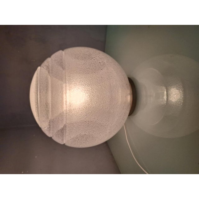 Silver Sfera Table Lamp in Murano Glass by Carlo Nason for Mazzega, 1980s For Sale - Image 8 of 18