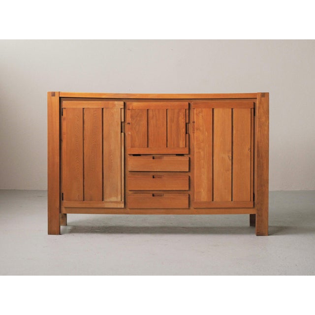 Large Elm Sideboard, France, 1980s For Sale - Image 17 of 17