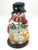 2000 - 2009 Thomas Pacconi 14" Blown Glass Snowman Figurine For Sale - Image 5 of 5