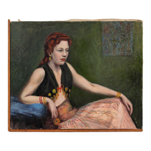 Harrison Frerichs Portrait of a Bohemian Woman Oil