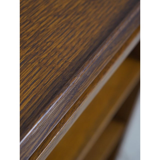 Wood Stickley Mission Oak Lectern Podium Bookcase For Sale - Image 7 of 13