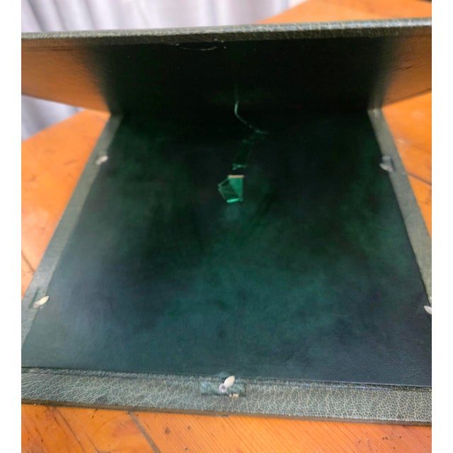1900 - 1909 Edwardian Sterling and Leather 7x 9 Picture Frame Black Star&Frost For Sale In New York - Image 6 of 8