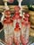 Beautiful collection of four antique French Baccarat crystal perfume/cologne bottles in the harder to find Cadmium...