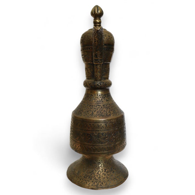 Antique Islamic Teapot in Brass Bukhara, 1900s For Sale - Image 3 of 17