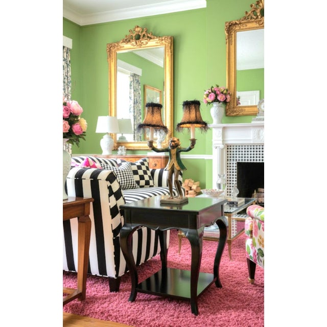 Vintage Signed Bill Huebee Standing Monkey Smoking Jacket Double Arm Table Lamp For Sale - Image 11 of 11