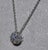 Contemporary The Magley: Ladies 14K White Gold Diamond Halo Necklace For Sale - Image 3 of 5
