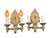 1910s 1920s Baroque Cast Aluminum Wall Sconces With Original Polychrome Finish - Pair For Sale - Image 5 of 9