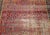 Red 19th Century Indian Agra Rug, Wool Pile, Allover Floral Design, Square, 7' x 7' For Sale - Image 8 of 13