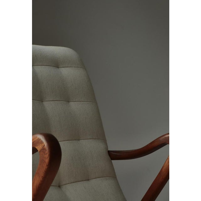 Danish Modern Model No.56 Lounge Chair attributed to Slagelse Møbelværk, 1940s For Sale - Image 13 of 17