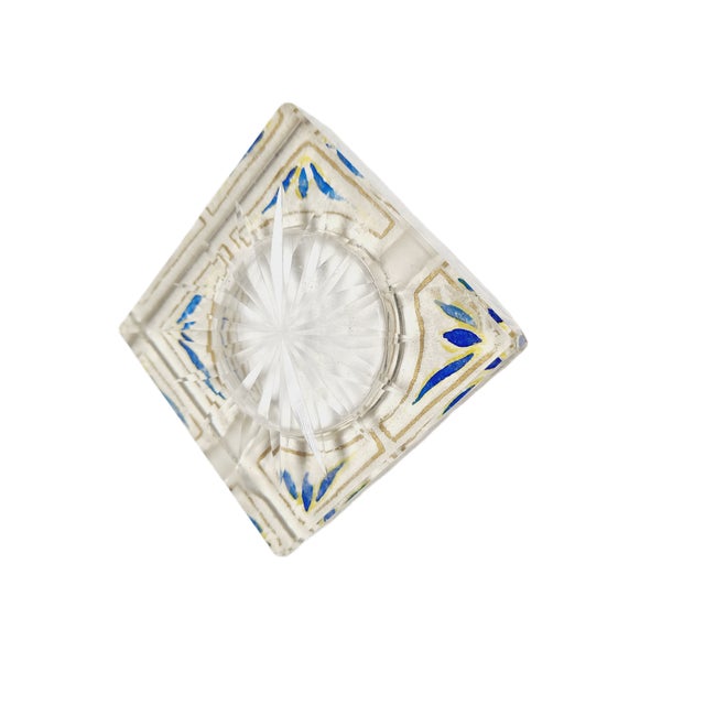 Bidermeier Style Crystal Inkwell, Germany, 1890s For Sale - Image 9 of 12