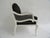 Vintage Harlequin Armchairs Attributed to Maison Jansen Set of 4 For Sale In Miami - Image 6 of 12
