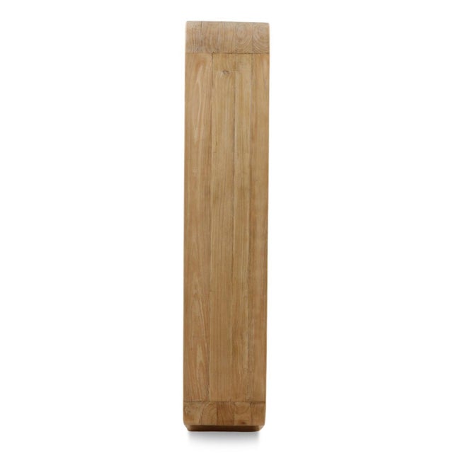 Mid-Century Modern Century Natural Solid Wood Shelf / Bookcase For Sale - Image 3 of 5