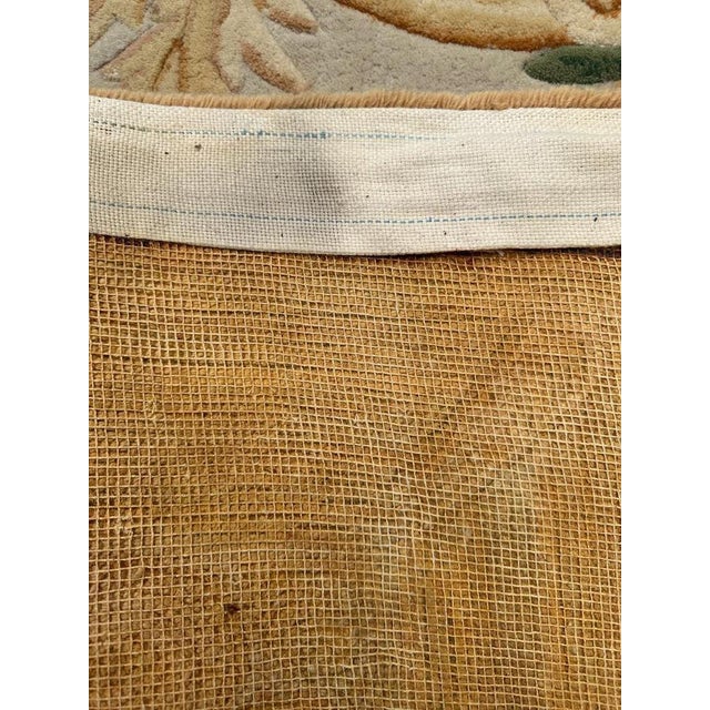 Large Savonnerie Hand Tufted Rug, 1950s For Sale - Image 18 of 18