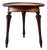 Tripod Pedestal Table in Mahogany and Walnut, 1920s For Sale