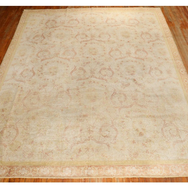 Room Size European Vintage Rug For Sale - Image 4 of 12