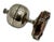 Fine Antique Nickel Plated Bronze & Marble Front Desk Bell With Rotating Knob Old Telephone Style Ring Tone For Sale In Boston - Image 6 of 11