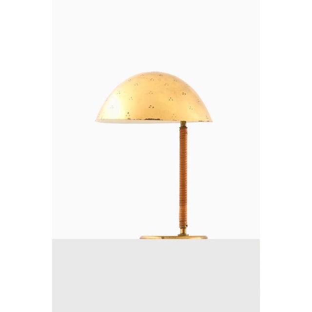 Helmet Table Lamp attributed to Paavo Tynell, 1940s For Sale - Image 6 of 12