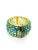 Metal Bochic “Capri” Vintage Natural Blue Topaz Cuff Set In 18K Gold & Silver For Sale - Image 7 of 9