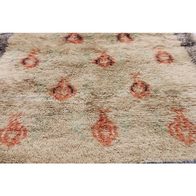 Mid 20th Century Vintage Turkish Tulu Rug, 02'06 X 05'01 For Sale - Image 5 of 10