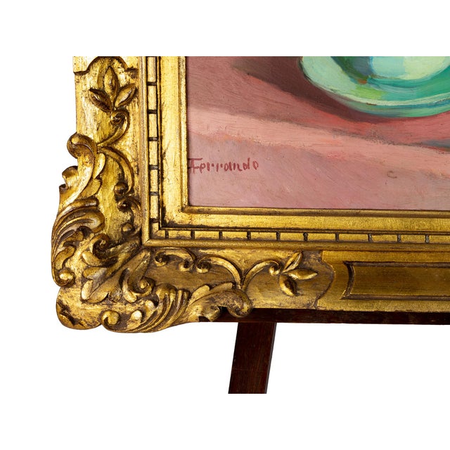 Flower Still Life, 20th Century, Oil Painting, Framed For Sale - Image 3 of 6