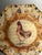 Rustic 2 Vintage John Derian Decoupage Signed Rooster 8.5” Plates For Sale - Image 3 of 6