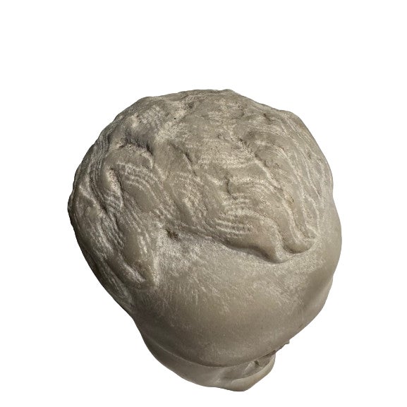 Stone 18th Century Marble Head For Sale - Image 7 of 8