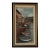 70's F. Rochelle Italian Village Corridor Harbor With Docked Boats Impressionist Oil Painting For Sale