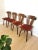 Vintage Tyrolean Dining Chairs with Red Fabric Seats, 1970s, Set of 4 For Sale - Image 17 of 17