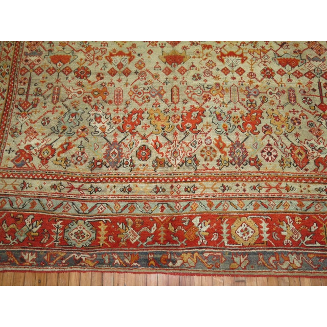 Phenomenal Antique Turkish Oushak Rug - 11' x 11'8" For Sale - Image 16 of 18