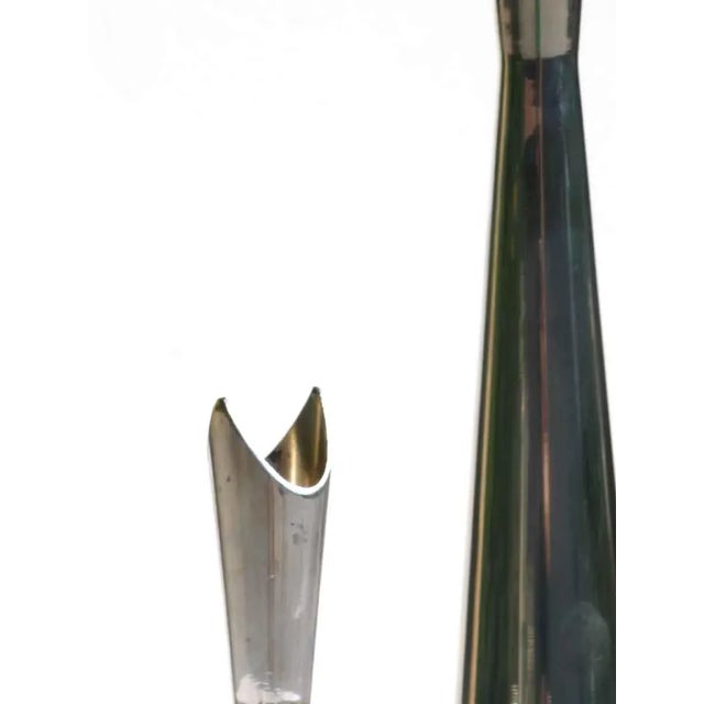Lino Sabattini Cardinale Vases by Lino Sabattini for Gallia for Christofle, 1950s, Set of 2 For Sale - Image 4 of 8