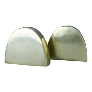 Mid Century Modern Brass Candlestick Holders - Set of 2 For Sale