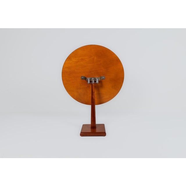 Art Deco Table Mirror in Walnut and Glass, 1940s For Sale - Image 10 of 18